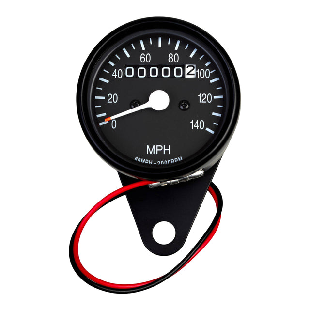 SPEEDO 2in 60mph-2000rpm HARLEY SATIN BLACK