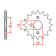 MTX 275 Steel Front Sprocket #520 (10-362)