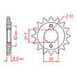 MTX 512 Steel Front Sprocket #520 (10-269)