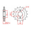 MTX 737 Steel Front Sprocket #520 (10-737)