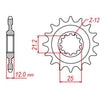 MTX 823 Hornet Lightweight Steel Front Sprocket #520 (10B-HQ6)