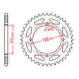 MTX 1465 Steel Rear Sprocket #420 (11-455)