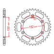 MTX 008 Steel Rear Sprocket #520 (11-BM8)