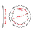 MTX 751 Steel Rear Sprocket #520 (11-751)