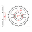 MTX 833 Steel Rear Sprocket #428 (11-5FC)