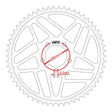 MTX Steel Sur-Ron Rear Sprocket #420 (58T)