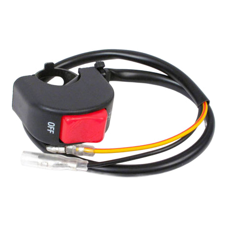 WMP SWITCH BLOCK HEADLIGHT ON-OFF (20mm) RED TOGGLE