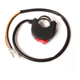 WMP SWITCH BLOCK HEADLIGHT ON-OFF (20mm) RED TOGGLE