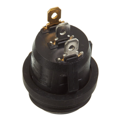WMP 12V ROCKER SWITCH ON-OFF BLU WATERPROOF ROUND
