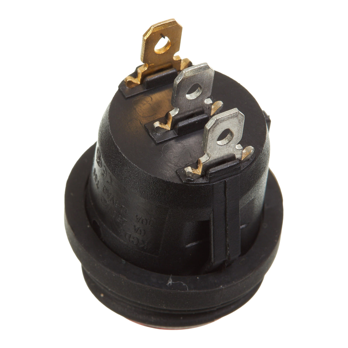 WMP 12V ROCKER SWITCH ON-OFF RED WATERPROOF ROUND