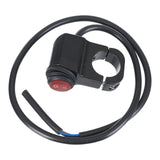 WMP 12V ROCKER SWITCH ON-OFF RED WATERPROOF H-BAR MOUNT