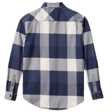Harley-Davidson Men’s Woven Plaid Long-Sleeve Shirt – Blue