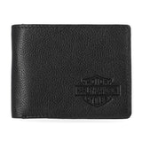 Harley-Davidson Classic Leather B&S Passcase - Black