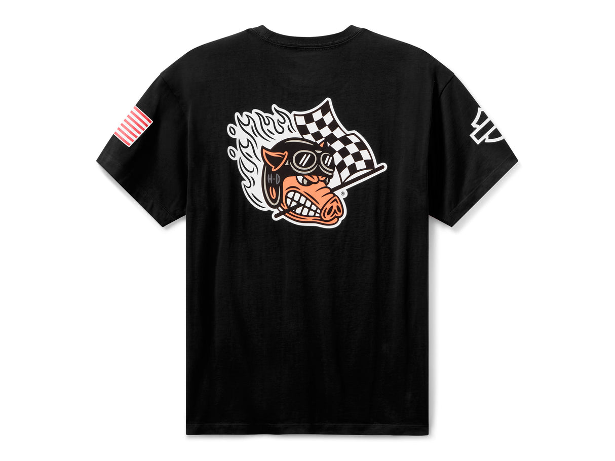 Harley-Davidson Men's Factory Racing T-Shirt - Black