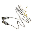WMP NUMBER PLATE LED BOLT LIGHT 17x12 BLK (Pair)