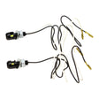 WMP NUMBER PLATE LED BOLT LIGHT 13.5X12.8 BLK (Pair)