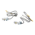 WMP NUMBER PLATE LED BOLT LIGHT 13.5X12.8 SIL (Pair)