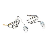 WMP NUMBER PLATE LED BOLT LIGHT 13.5X12.8 SIL (Pair)