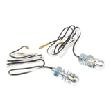 WMP NUMBER PLATE LED BOLT LIGHT 13.5X12.8 SIL (Pair)