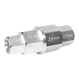 WMP 4-IN-1 HEX AXLE TOOL 17 19 22 24mm ALUM