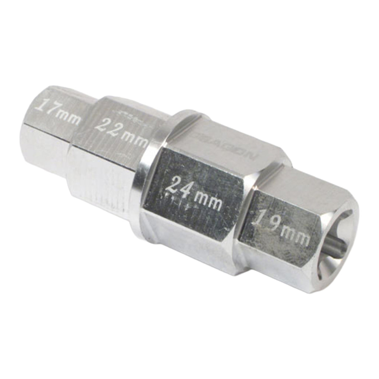 WMP 4-IN-1 HEX AXLE TOOL 17 19 22 24mm ALUM
