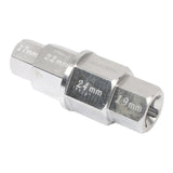 WMP 4-IN-1 HEX AXLE TOOL 17 19 22 24mm ALUM