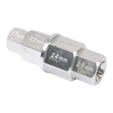 WMP 4-IN-1 HEX AXLE TOOL 17 19 22 24mm ALUM