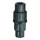 WMP 4-IN-1 HEX AXLE TOOL 17 19 22 24mm CrMo