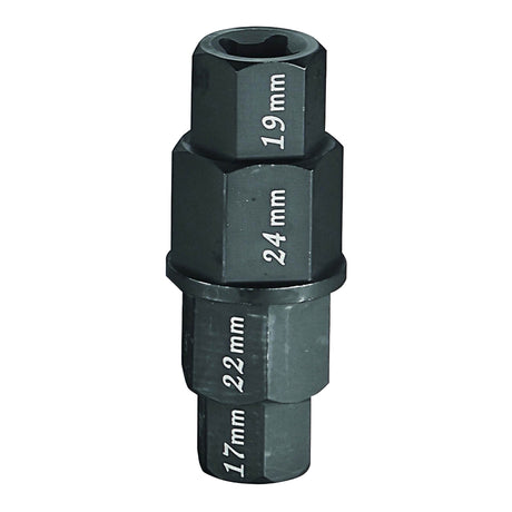 WMP 4-IN-1 HEX AXLE TOOL 17 19 22 24mm CrMo