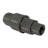 WMP 4-IN-1 HEX AXLE TOOL 17 19 22 24mm CrMo