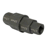 WMP 4-IN-1 HEX AXLE TOOL 17 19 22 24mm CrMo