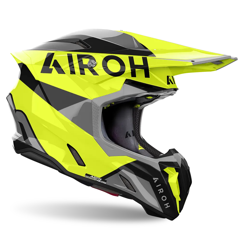Airoh Twist 3 'King' Helmet - Yellow Gloss