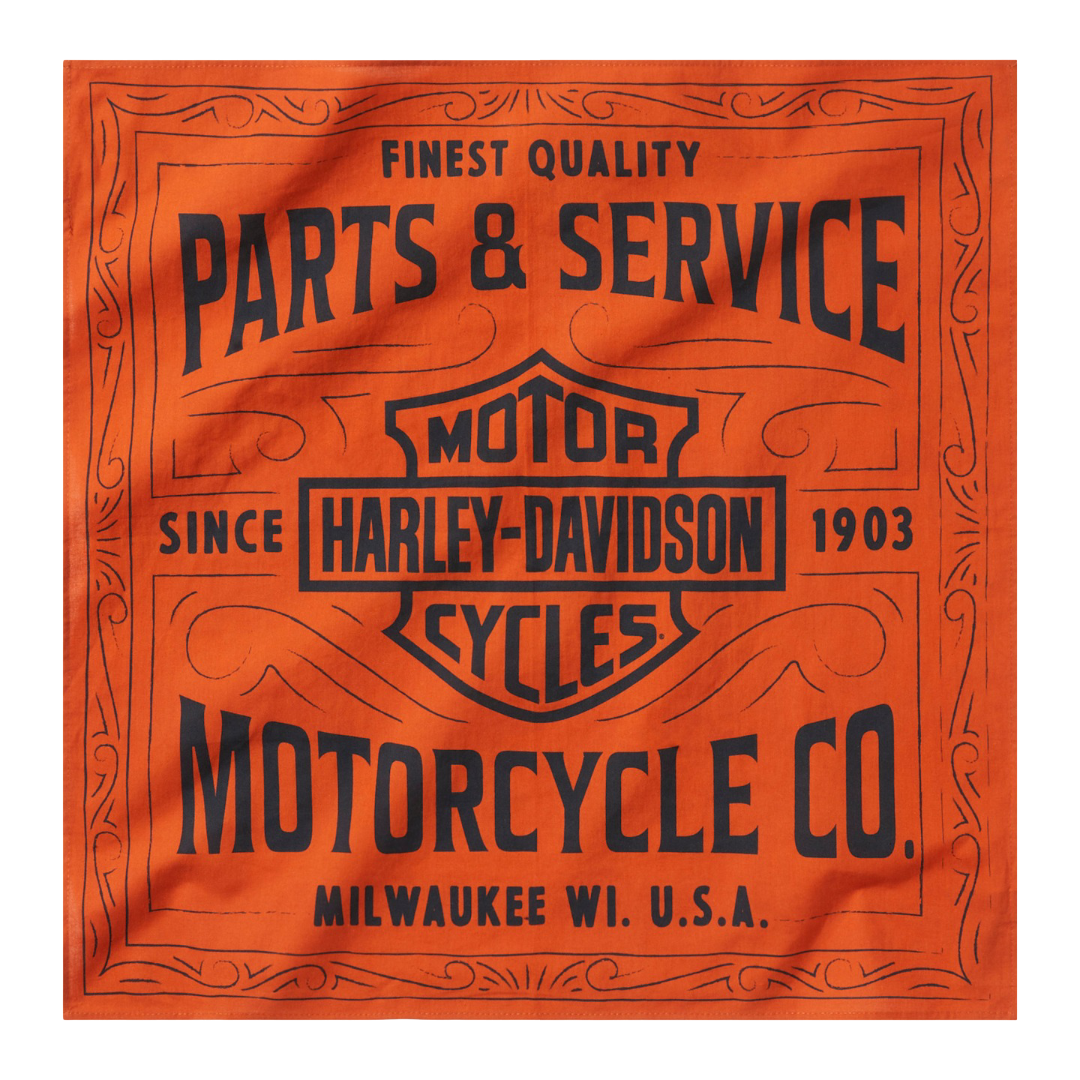 Harley-Davidson Parts & Services Bandana - Orange