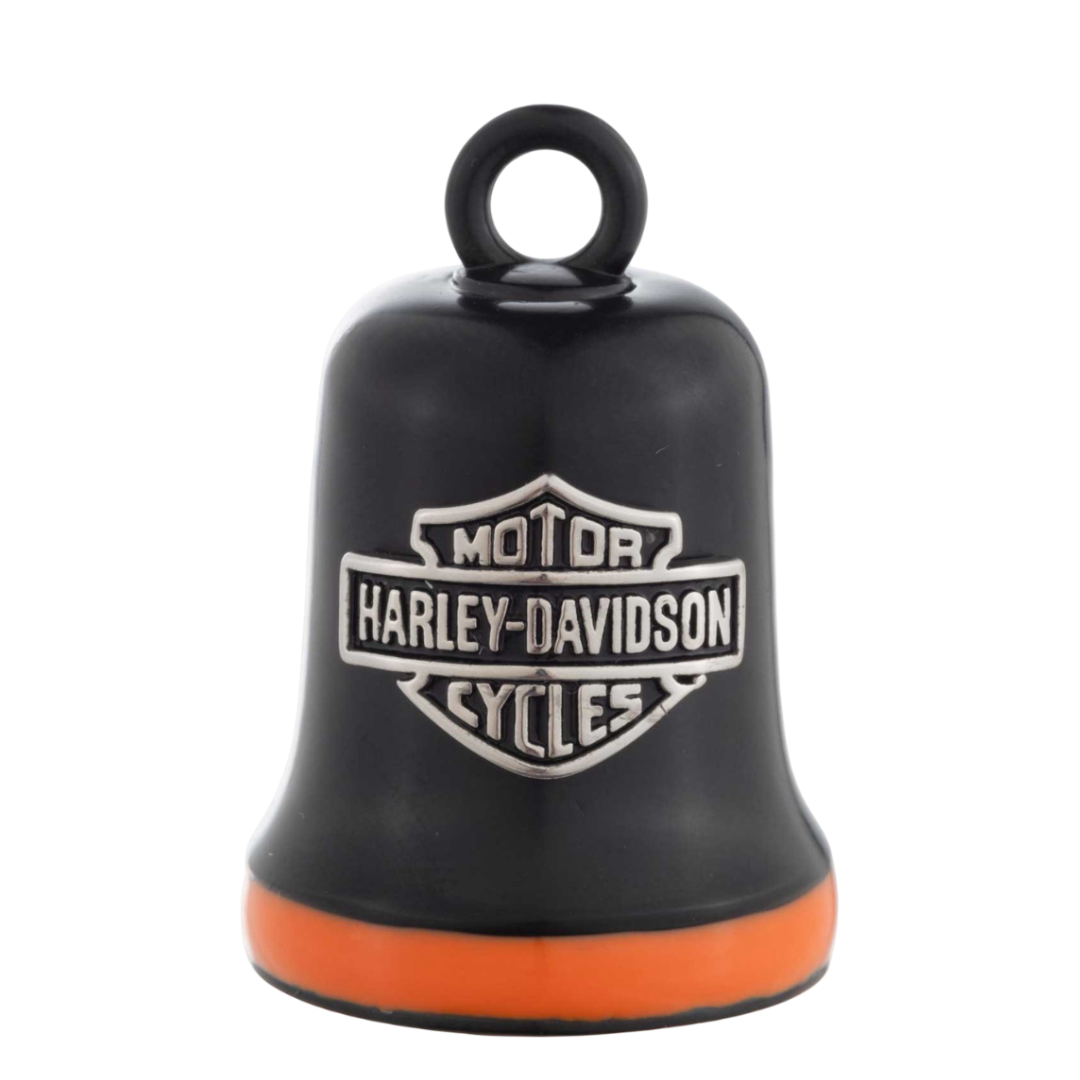 Harley-Davidson Engraved B&S Orange Stripe Ride Bell