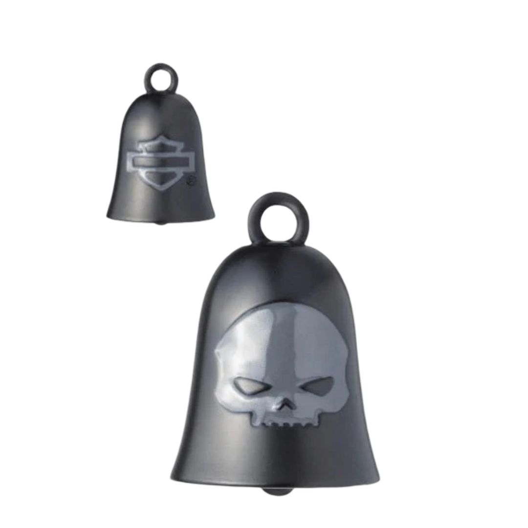 Harley-Davidson Black Matte Willie G Skull Ride Bell