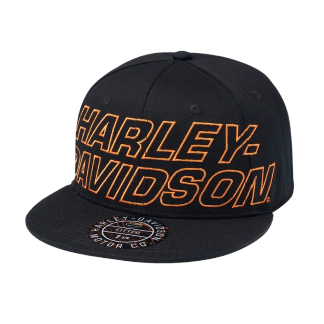 Harley-Davidson Men's Fitted Racing Hat - Black