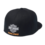 Harley-Davidson Men's Fitted Racing Hat - Black