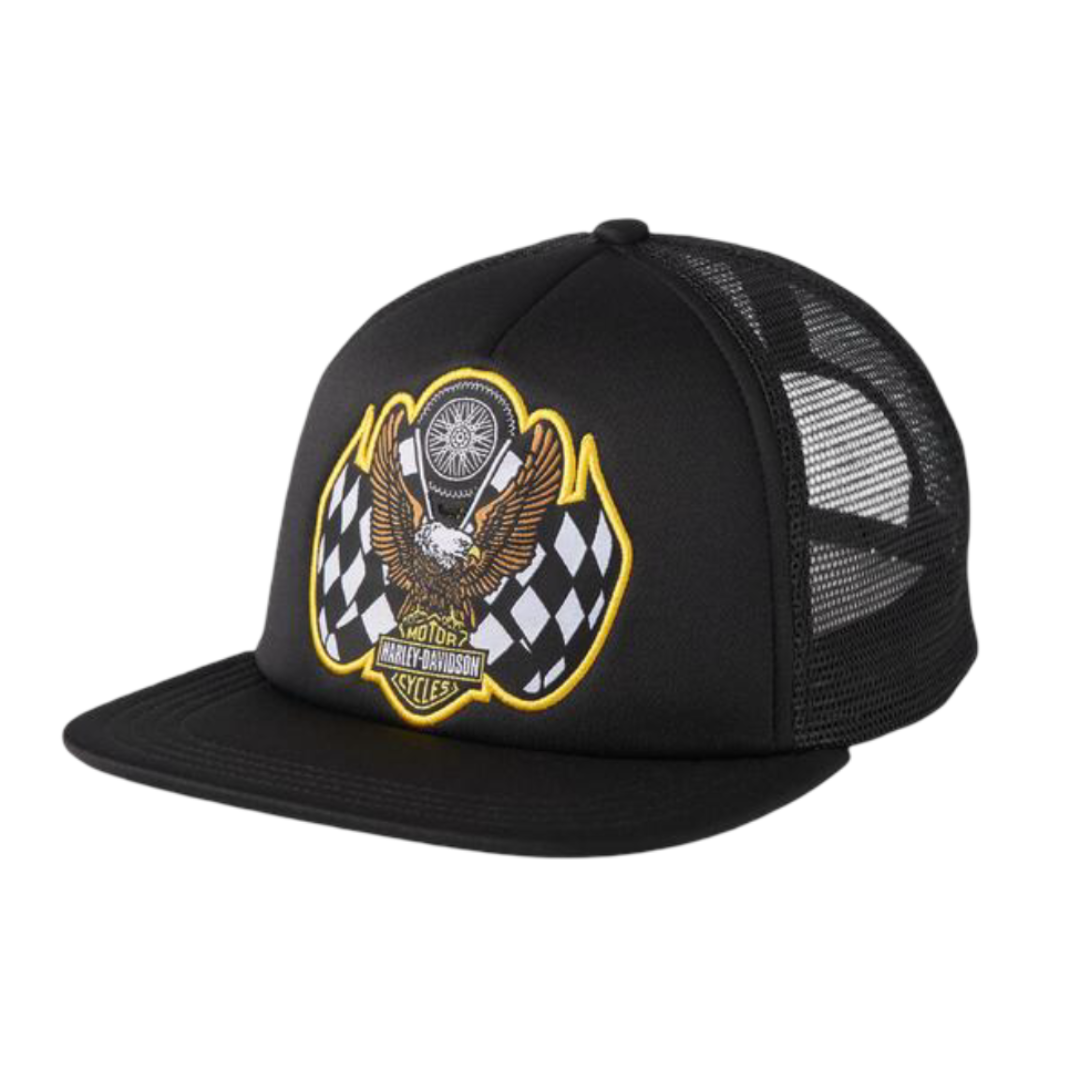 Harley-Davidson Men's Trophy Bar & Shield Trucker Hat - Black