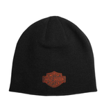 Harley-Davidson Bar and Shield Knit Beanie Hat - Orange