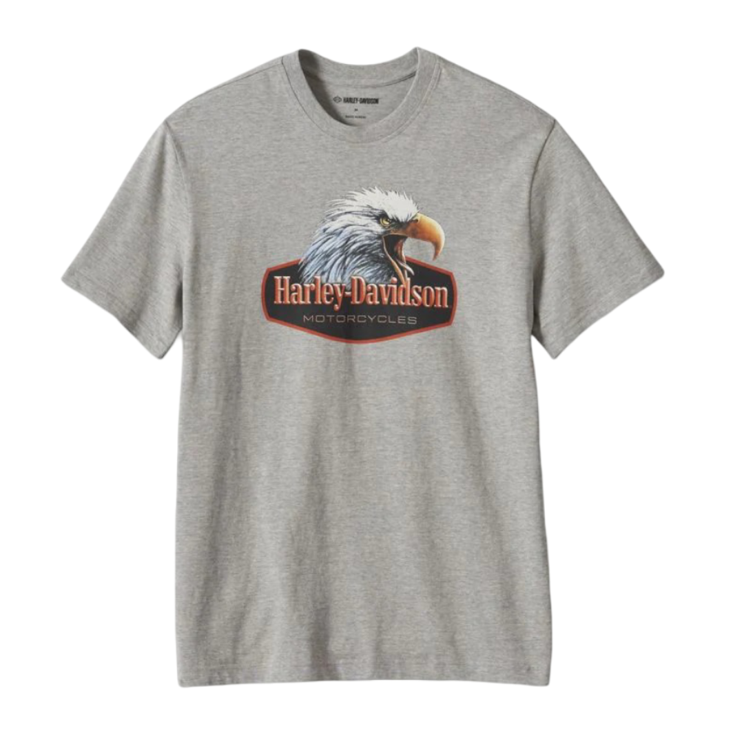 Harley-Davidson Men's Bald Eagle T-Shirt - Dark Grey Heather