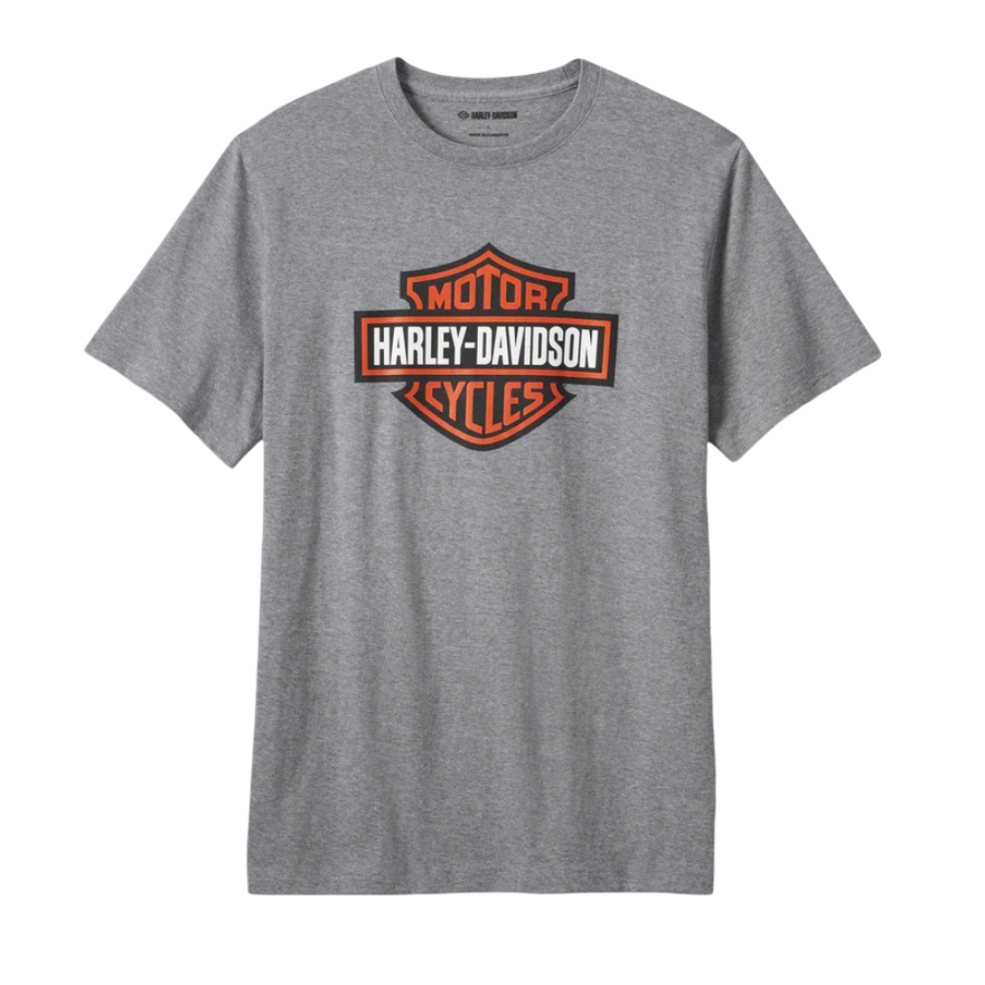 Harley-Davidson Men's Bar & Shield T-Shirt - Heather Grey