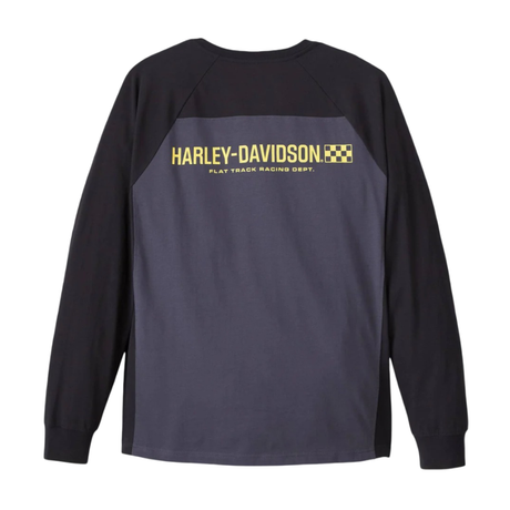 Harley-Davidson long-sleeve shirt with logo on a white background