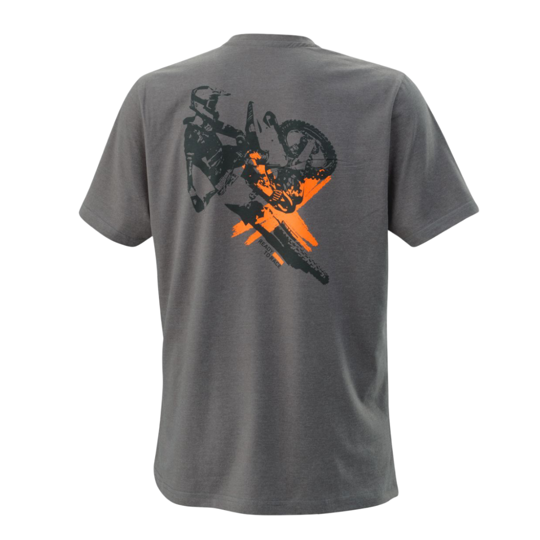 KTM Men's MX Tee - Grey