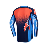 Alpinestars 2026 Techstar Nomur MX Jersey - Dark Navy/Orange/UCLA Blue