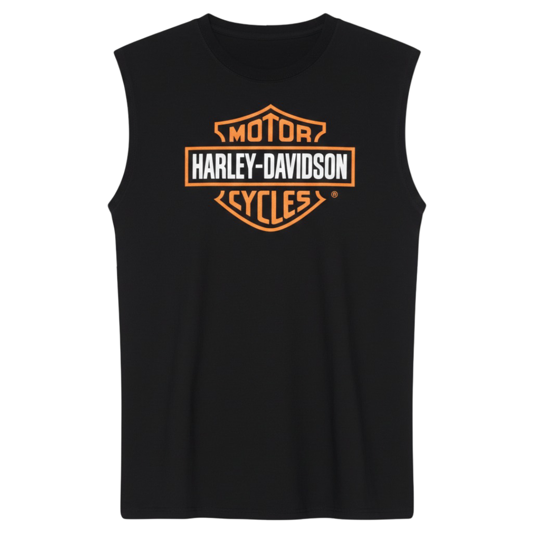Harley-Davidson Men's B&S Muscle Top - Black