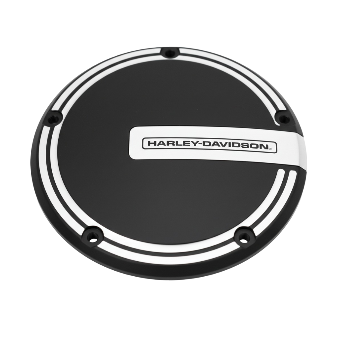 Harley-Davidson Empire Derby Cover - Black Anodized