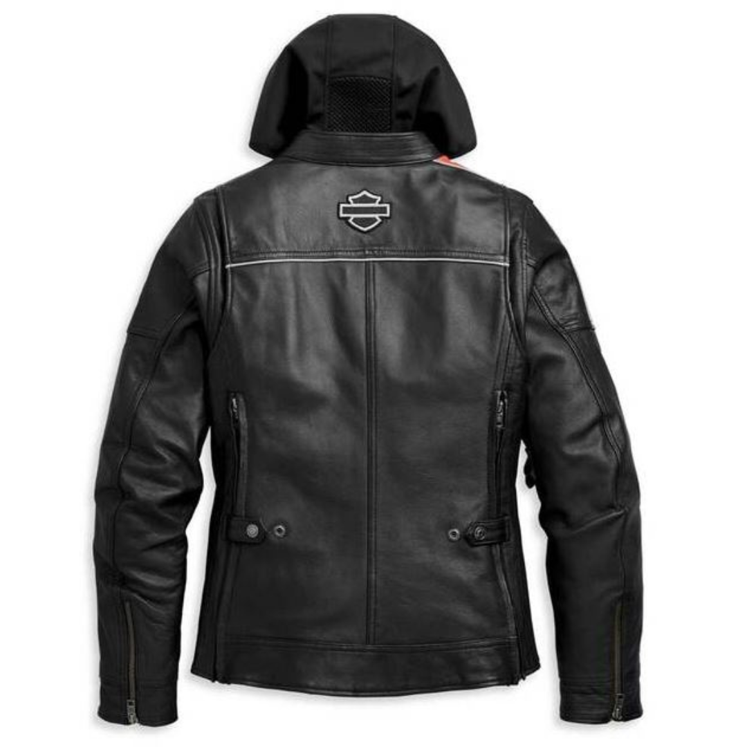 Harley-Davidson Women's HWY-100 3-IN-1 Midweight Leather Jacket