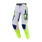 Alpinestars 2026 Racer Air Riway MX Pants - Light Grey/Fluro Yellow/Blue