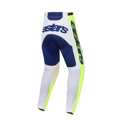 Alpinestars 2026 Racer Air Riway MX Pants - Light Grey/Fluro Yellow/Blue