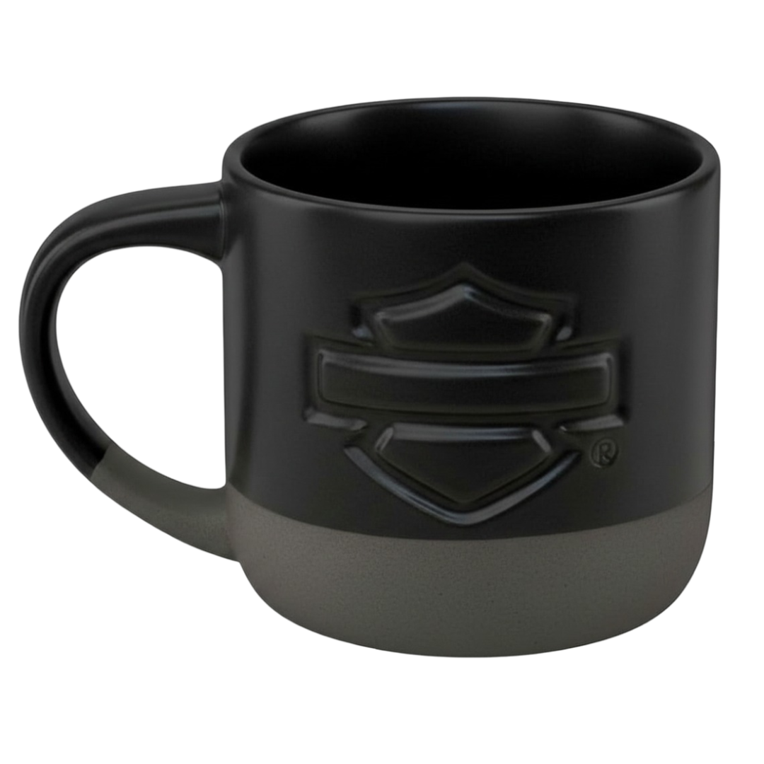Harley-Davidson Open Bar & Sheild Pottery Style Mug